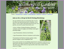 Tablet Screenshot of heatherhillgardens.com